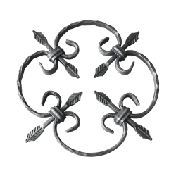 Ornament 240x240 mm, valcovaný profil 12x6mm Ornament 240x240 mm, valcovaný profil 12x6mm